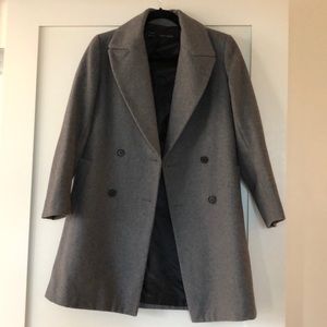 Gray Zara Pea Coat